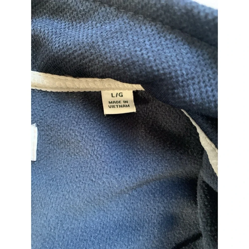 ORVIS Men's Bonded Mesh Fleece Full Zip Jacket ~ Blue ~‎ Size Large